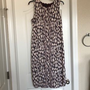 Dress medium length banana republic